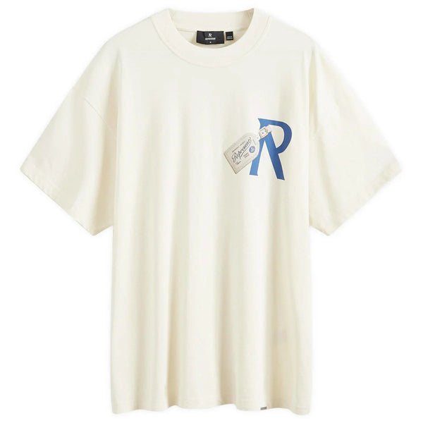 Represent Men’s Luggage Tag T-Shirt – Antique White