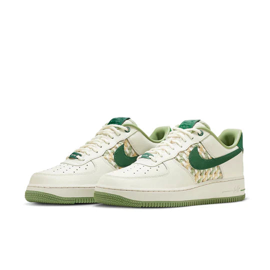 Nike Air Force 1 Low 'NAI-KE Light Bone Gorge Green'