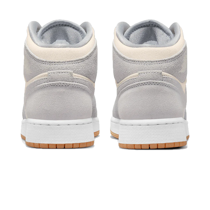 Air Jordan 1 Mid SE Coconut Milk Particle Grey GS