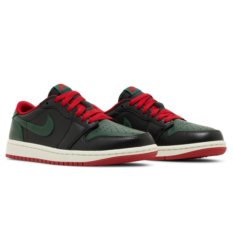 Air Jordan 1 Retro Low OG Black Gorge Green W