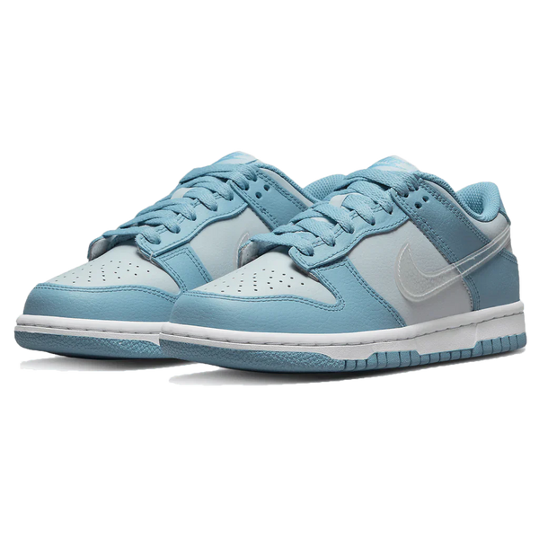 Nike Dunk Low Clear Blue Swoosh GS