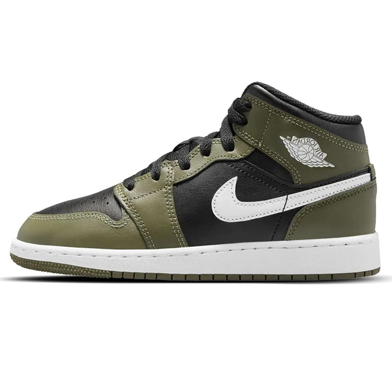 Air Jordan 1 Mid Medium Olive GS