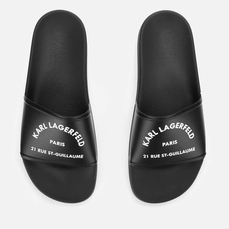 Karl Lagerfeld Logo Slide Sandals