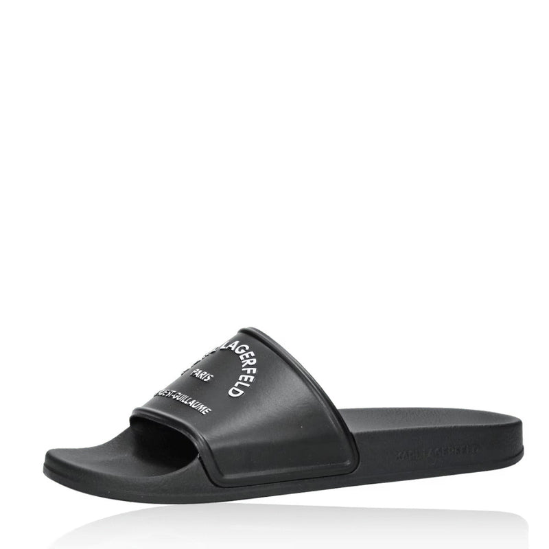 Karl Lagerfeld Logo Slide Sandals
