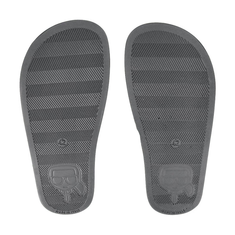 Karl Lagerfeld Logo Slide Sandals